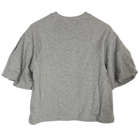 Madewell Puff Sleeve Sweatshirt Tee Gray NWT XS - Picture 5 of 9